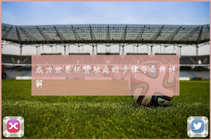 成为世界杯赞助商的步骤与条件详解